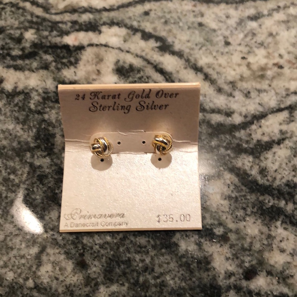 Love knot earrings